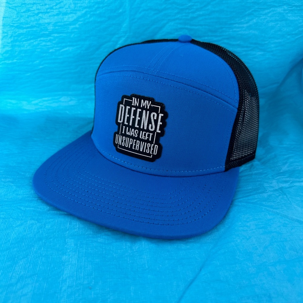 Custom 7 panel trucker hat